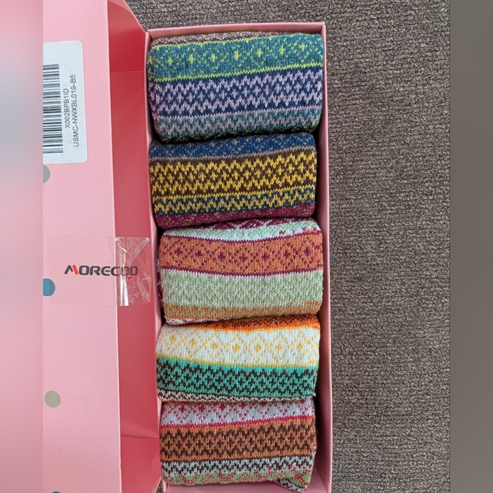 Morecoo Bundle of 5 Pairs of Socks Women's NIP